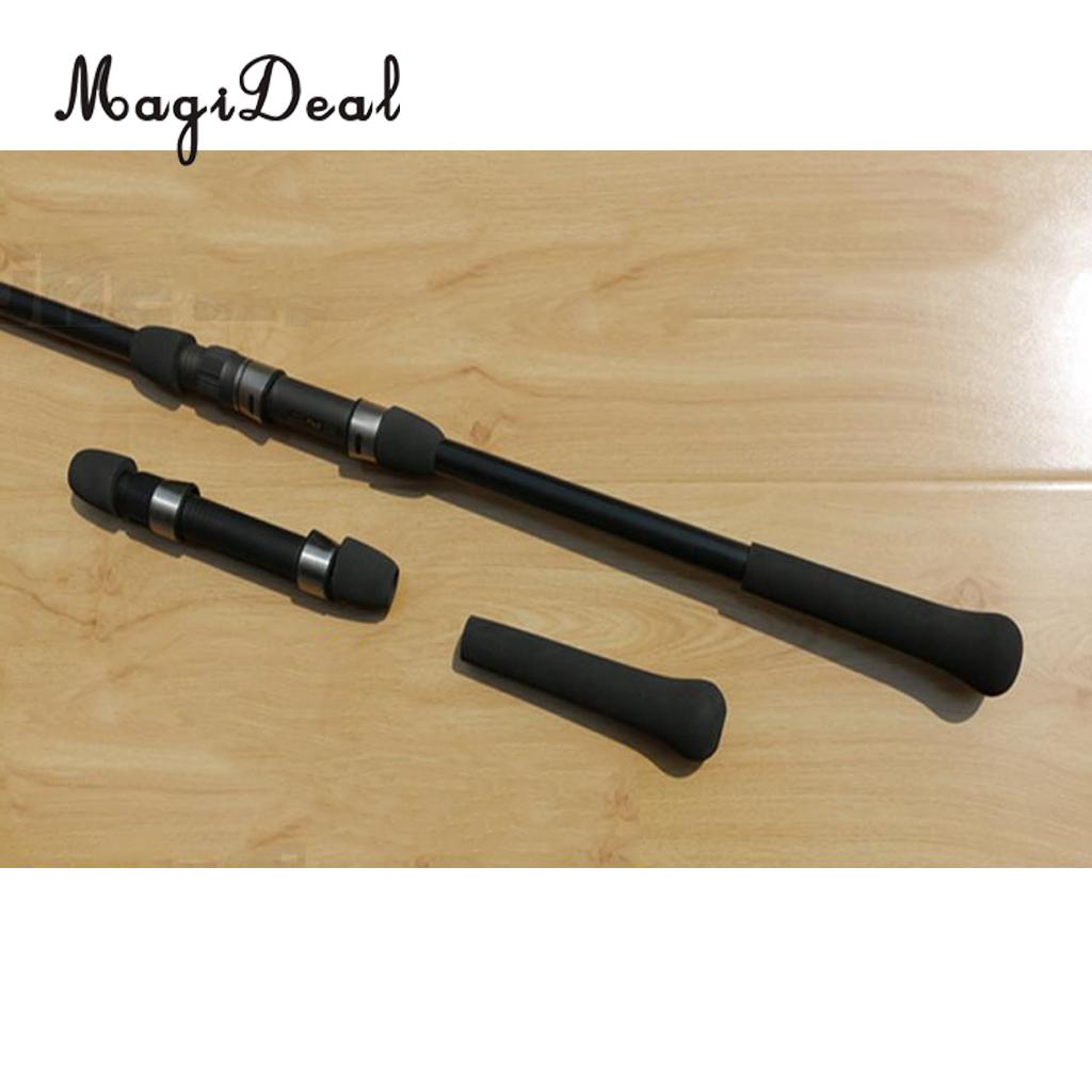 MagiDeal Rod Repair EVA Black Casting/Spinning Fishing Rod Handle Grip and Reel Seat