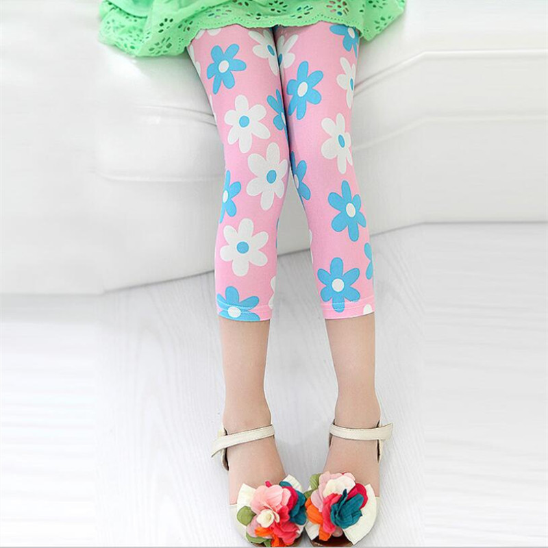 3T 8T 2016 summer children girls leggings Pants Classic printing boy pants 12 color Girl Pants