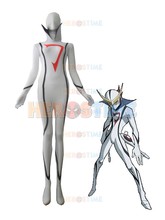 Casshern Costume white & black halloween cosplay Spandex Casshern Superhero Costume fullbody zentai suit hot sale free shipping