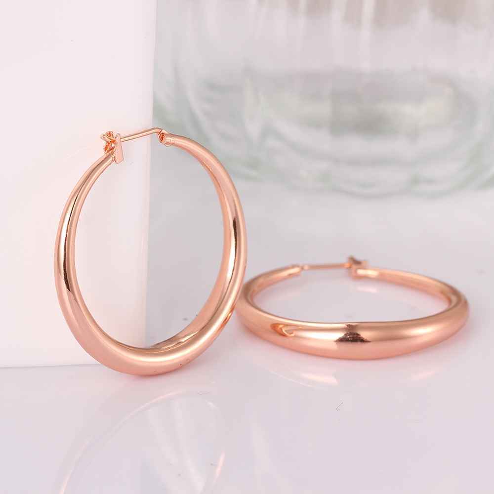 Round Hoop Earrings Jewelry