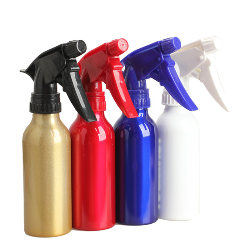 New Fashion Aluminum 200ml Refillable Bottles Metal Spray Bottle Hairdressing For Flowers 7081