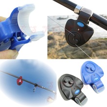 Electronic Buffer Fishing Sound Alarm LED Lamp Alert Bell Fishing Rod Clip-On