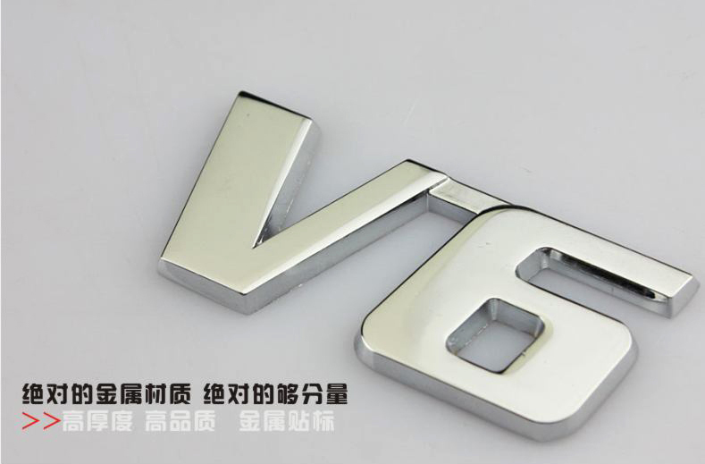 V6 sticker for Toyota 2