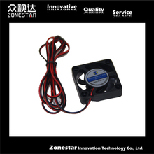 3D Printer RepRap kipas pendingin 40 * 40 * 10 mm 12 V 0.11A dengan 2 Pin kawat Dupont