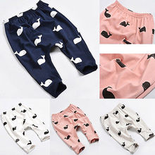 Fashion Baby Kids Boys Girls Pants Children Cartoon Whole 100% Cotton Pants Trousers Leggings