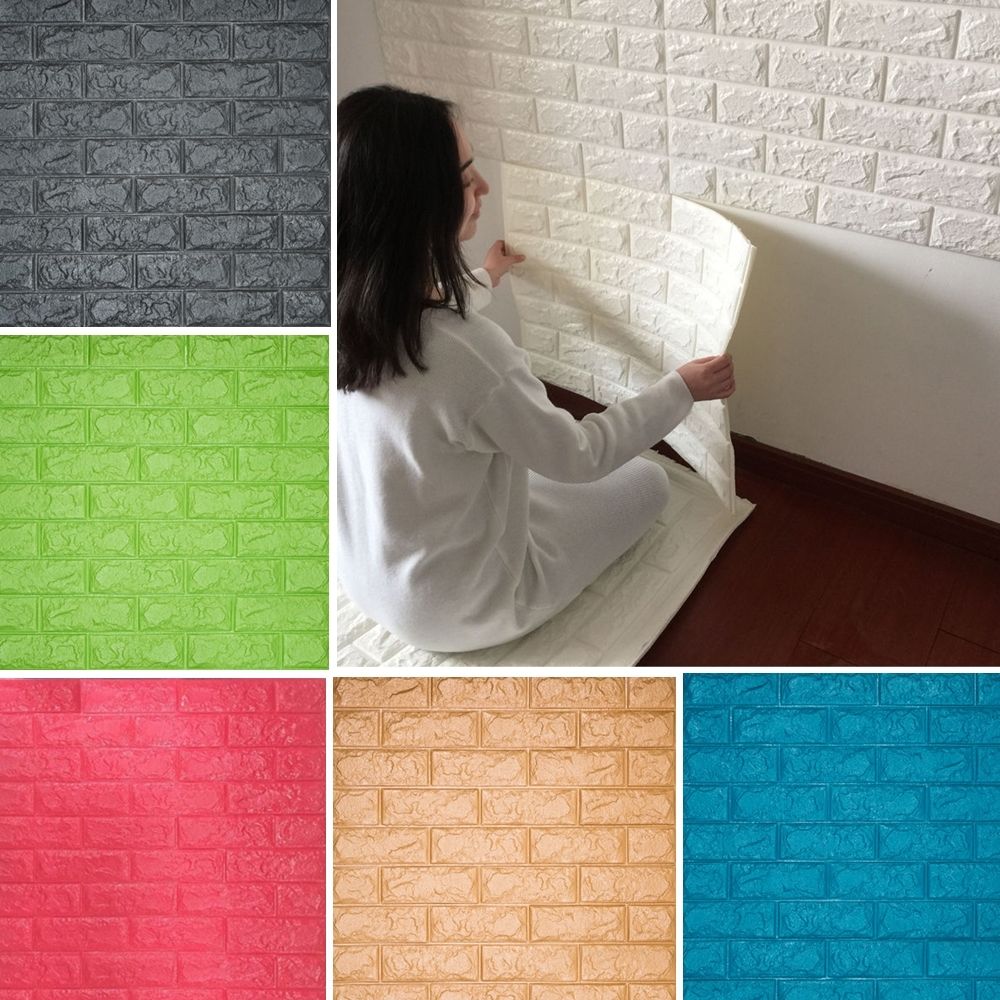 Casa rivestimento murale acquista a poco prezzo casa rivestimento ... Stencil per pareti grandi mattoni
