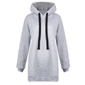 Fashion Women Long sleeved Hooded Head Large Yards Plus Velvet Thicken Pullover
