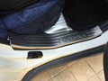 Free Shipping High Quality Stainless Steel Inside Door Sill Scuff Plate WITH LOGO For Outback 2015