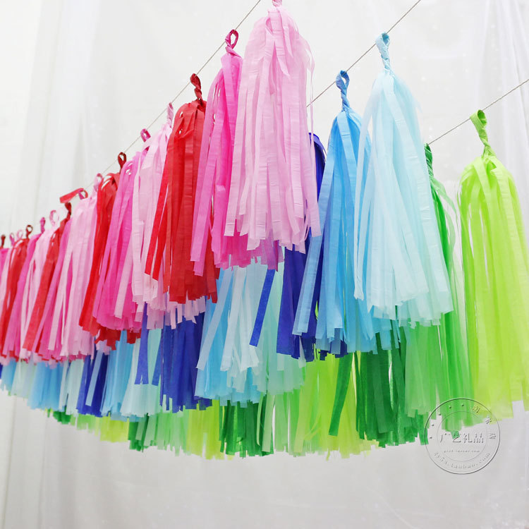 5pcs lot tissue paper tassel garland wedding favors 5pcs lot tissue paper tassel garland wedding favors