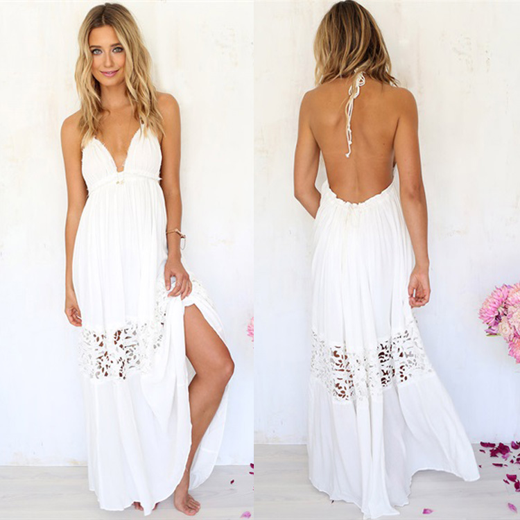 white formal maxi dresses
