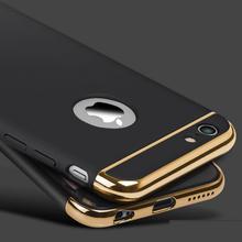 Fashion Women Man Ultra thin Shockproof Armor Plated Frame Back Cover Case for Apple iPhone 6
