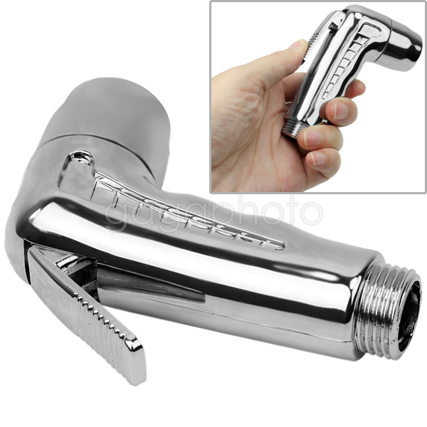 Hot Sale Hand-held Toilet Bathroom Spray Nozzle Bath Shower Head Bidet Silver