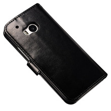 Vintage PU Leather Case for HTC One M9 Flip Cover with Card Holder Wallet with Stand