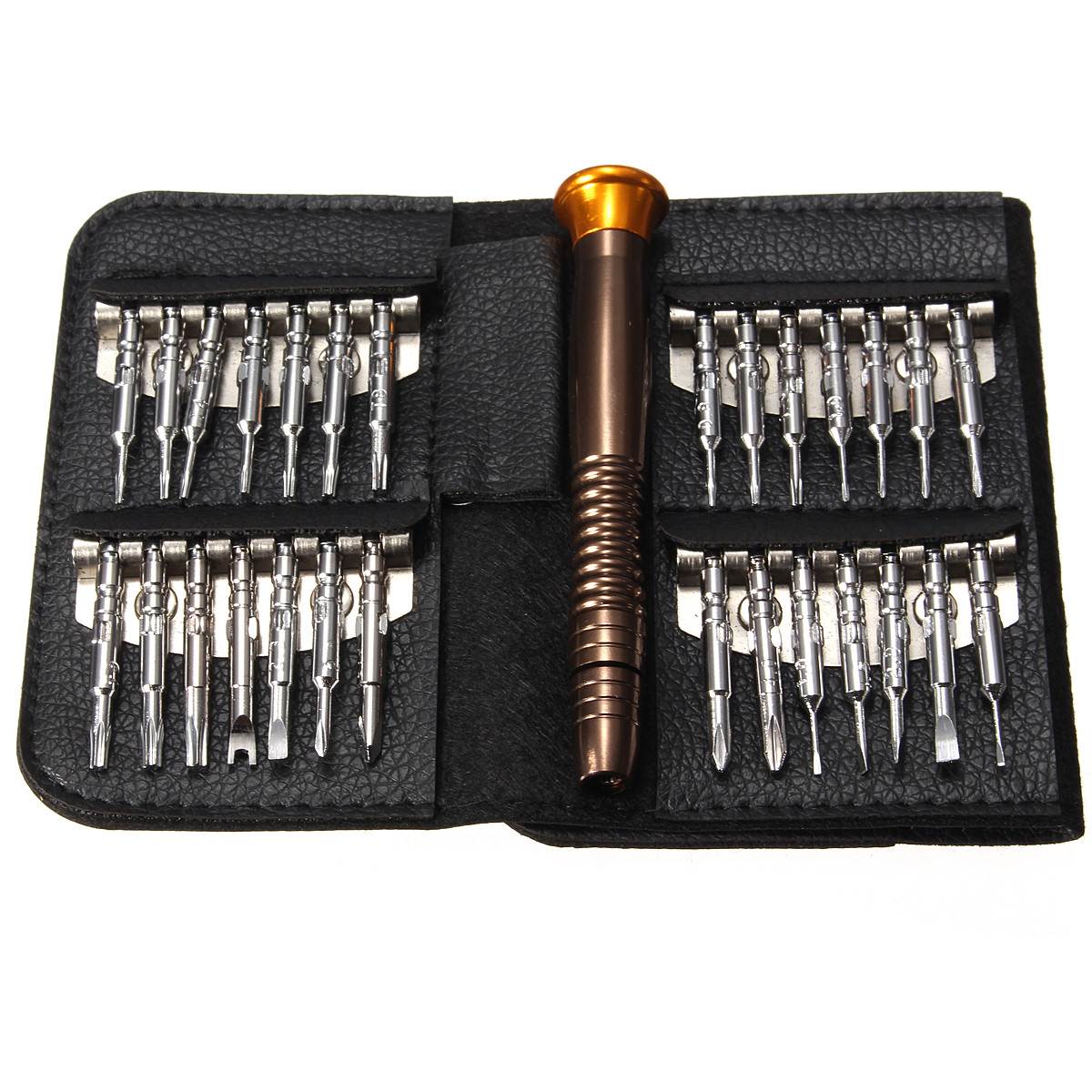 29 in 1 Precision Hand Screwdriver Wallet Set Repair Tools For PC Cellphone Tool