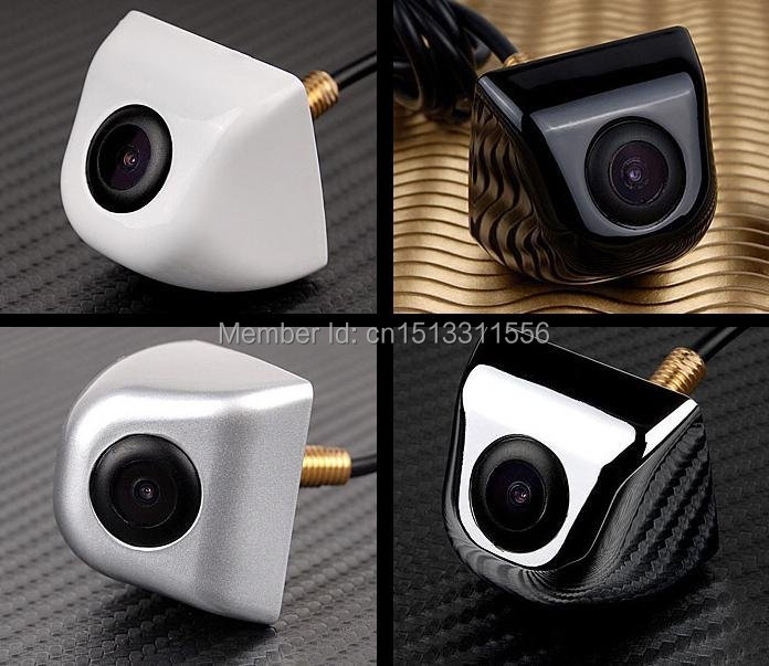 CCD HD universal Car rear view camera parking backup camera reversing camera color night vision waterproof front view (Black)