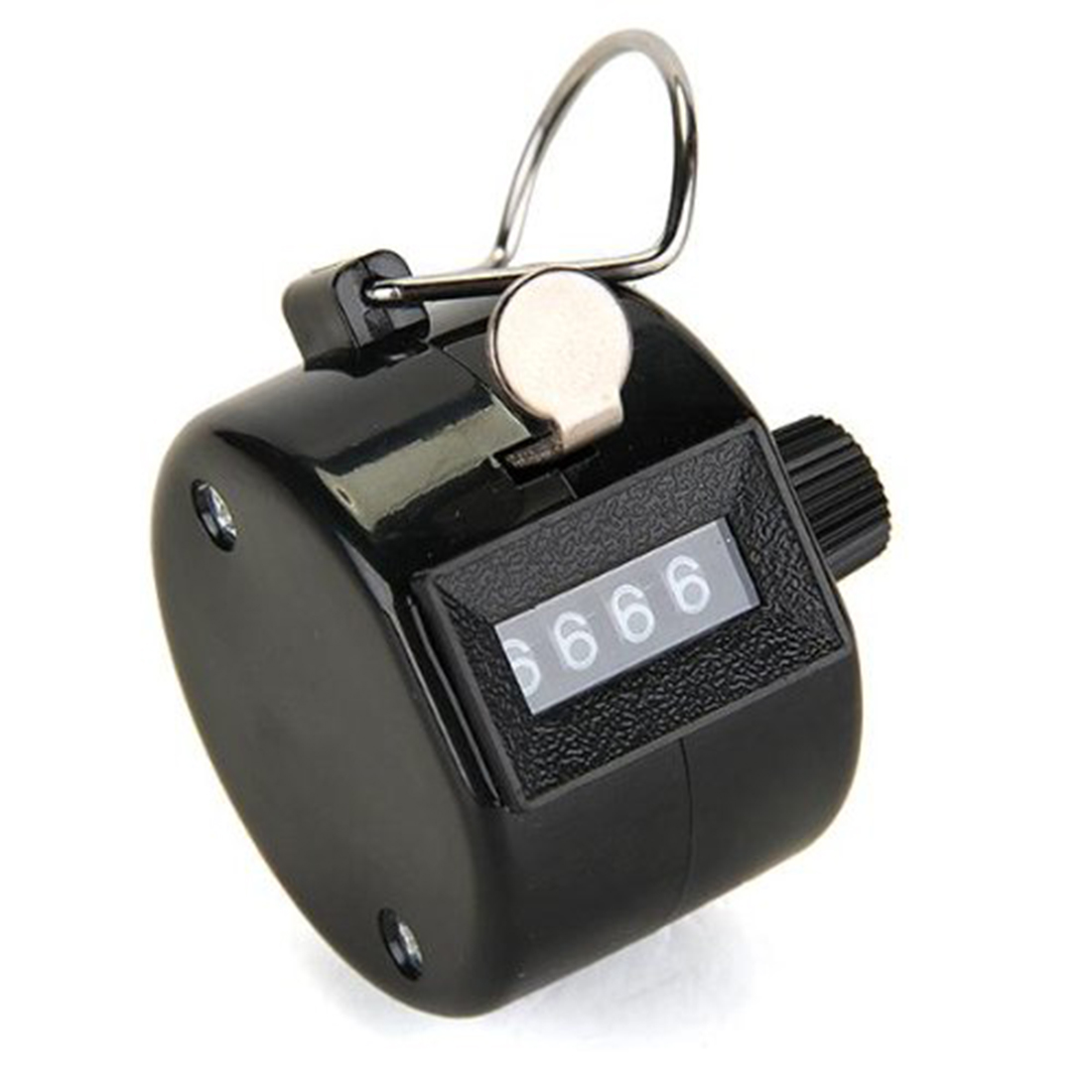 Hand Tally Counter 4 Digital Display Mechanical Manual Count Click with Finger 