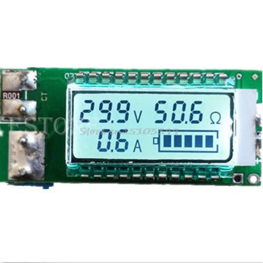 ZB2L3 26650 18650 Capacity Current Voltage LCD Meter Lithium Battery Tester UK