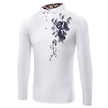 2016 Real Sport Mens Polo Shirt Men Solid Shirts Long Sleeve Camisa Masculina Plus Size Embroidery
