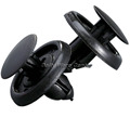 50 Pcs Car Fastener fit 7mm Dia Hole Black Push Retainer Rivets Clips for Toyota Automobile