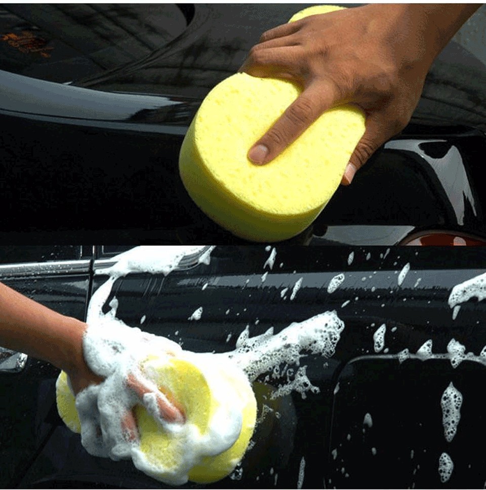 65PCS High Density Car Wash Dedicated Sponge Waxing Sponge Car Polishing Sponge 8 Figure Sponge