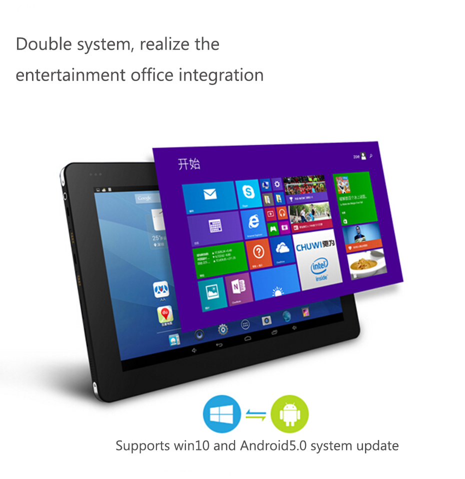 Купить Chuwi vi10 двойной ОС windows 8.1 андроид 4.4 планшетный ПК 2 в ...