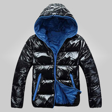 Winter duck down jacket men Man down cotton-padded clothes new winter wear cotton-padded clothes to keep warm hooded jacket 40cy