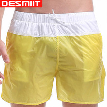 Men Beach Shorts Brand DESMIIT Sexy Mens Boxer Shorts Casual Trunks Quick Dry Thin Men Sport