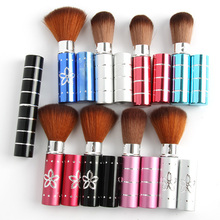 Wholesale Portable Pro Leopard Beauty Makeup Cosmetic Face Cheek Foundation Powder Brush