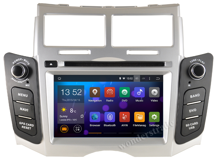 car stereo for toyota yaris 2007 #3