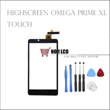 Original New touch Screen Digitizer 5 3 Highscreen Omega Prime XL smartphone Touch Panel Glass LCD