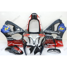 For Kawasaki NINJA ZX6R 2000 2001 2002 00 01 02 Injection ABS Fairing Kits NINJA ZX 6R 00 01 02 – Play Station – Red/Black