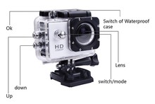 Digital camera sj4000 action camera waterproof diving 30m profissional underwater video camera 1080p full hd helmet