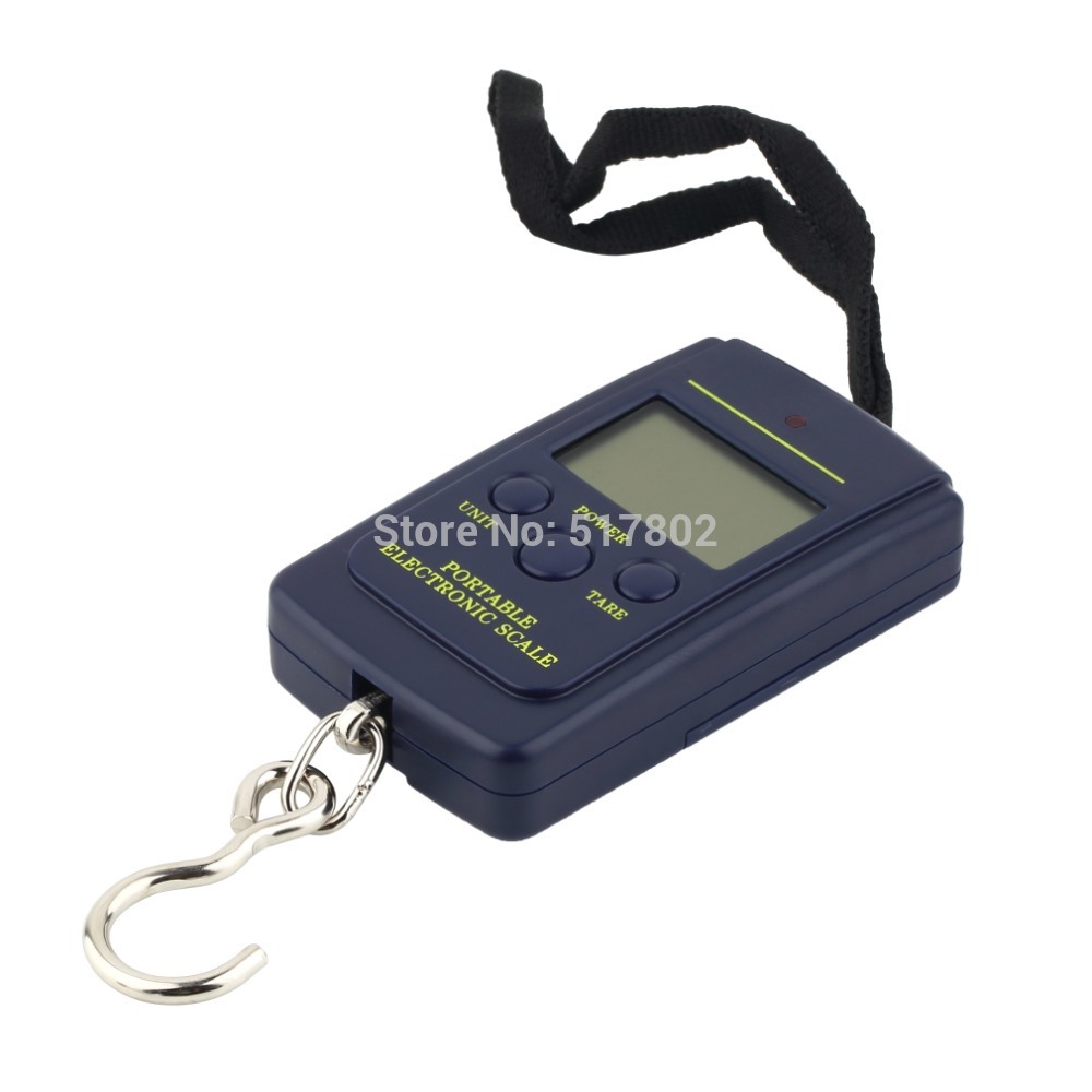 High Quality 20g 40Kg Digital Hanging Luggage Fishing Weight Scale kitchen Scales cooking tools electronic