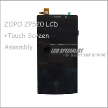 100% Original LCD Display Screen+Touch Screen Digitizer ZOPO ZP520 Full Assembly Replacement For Mobile Phone