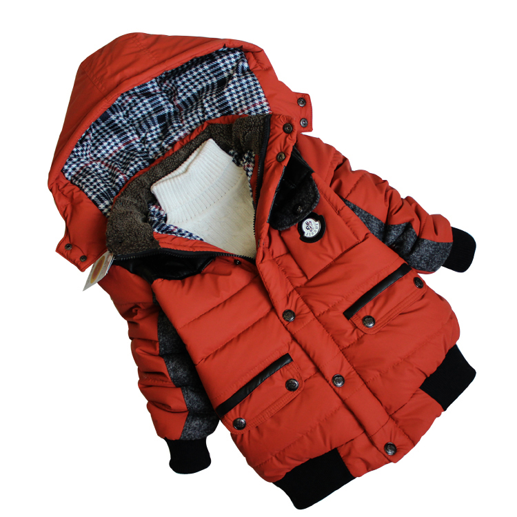 2015 Brand Children Jackets Kids Outerwear Warm Coat Winter Jackets For Boys Children's Winter Thick Cotton-Padded Wadded Jacket