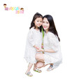 Summer Princess Family Clothing Fitted Mother Mom Daughter Dress Matching Outfits Mommy and Me Dress mutter