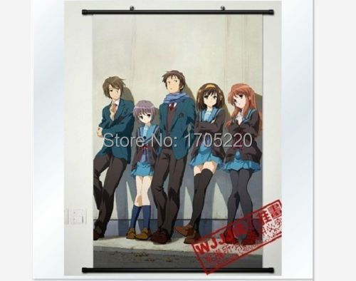 Home Decor Japanese Anime Wall poster Scroll Suzumiya Haruhi no Yuuutsu cosplay