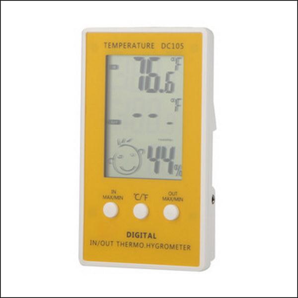 BY DHL OR EMS 100PCS Electronic LCD Digital  Hygrometer Temperature Humidity Meter Wired External Sensor Thermostat Tester