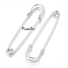 Iron Kilt Pins, Platinum Color, 70mm long, 18mm wide, 6mm thick, hole: about 6mm