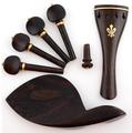 High quality 1 8 1 4 1 2 3 4 4 4 Ebony Violin parts violino