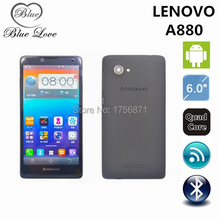 Free Shipping Original 6” Lenovo A880 3G WCDMA MTK6582M Quad Core Android 4.2 Mobile Phone Dual Sim GPS 1GB RAM 8GB ROM
