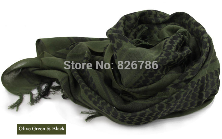 Arab Scarves Men Winter Military Windproof Scarf 100 Cotton thin Muslim Hijab Shemagh Tactical Desert Arabic