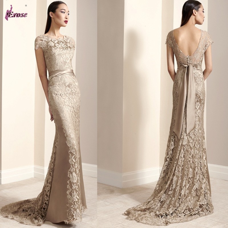 Designer Evening Dresses with Sleeves