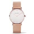 Mens Top Brand Luxury Fashion Watch Men Ultra Thin Gold Steel Mesh Watches Women Dress Quartz