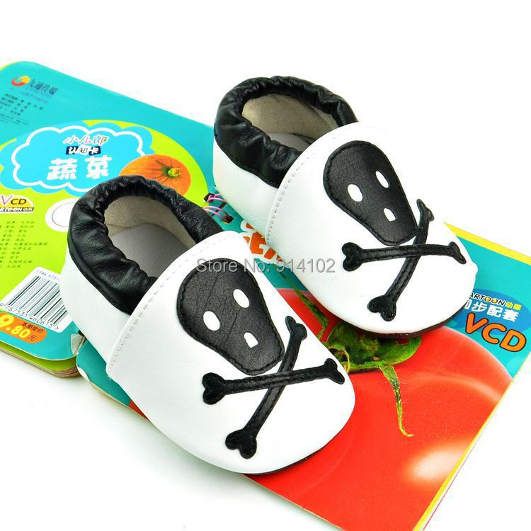 Genuine Leather Baby Shoes Skeleton Suede soft sole baby first walker  Leather shoe Infant toddler shoes 0-24M
