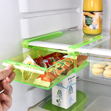 Refrigerator clapboard multi-purpose storage rack throbbing fridge storage box drawer orgainzer kitchen accessories
