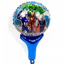 Воздушный шар игрушки Мстители Marvel мультфильм ручной Фольги воздушный шар Воздушные Шары печатные ручной воздушный шар игрушки для Малыша Подарок партия макет