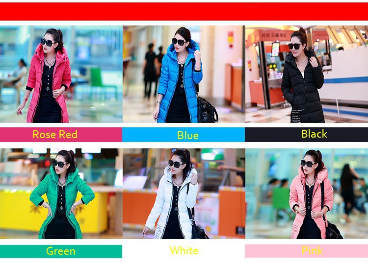 2015 NEW Fashion Winter Coat Women Casual Letter Print Down Jackets Large Size Slim Hooded Outerwear Coats Woman\'S Coat 4XL (7)