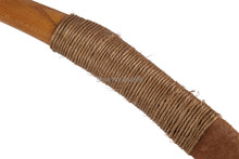 Longbowmaker Combination Set Traditional Archery Brown Pigskin Longbow Recurve Bow 6 Bamboo Arrows 20 60LBS C13XSYZ