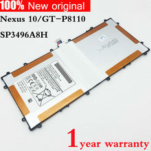 New Original Laptop Battery for Samsung Google GT-P8110 GTP8110-HA32ARB Nexus 10 Tablet SP3496A8H SP3496A8H(1S2P) 3.75v 9000mah